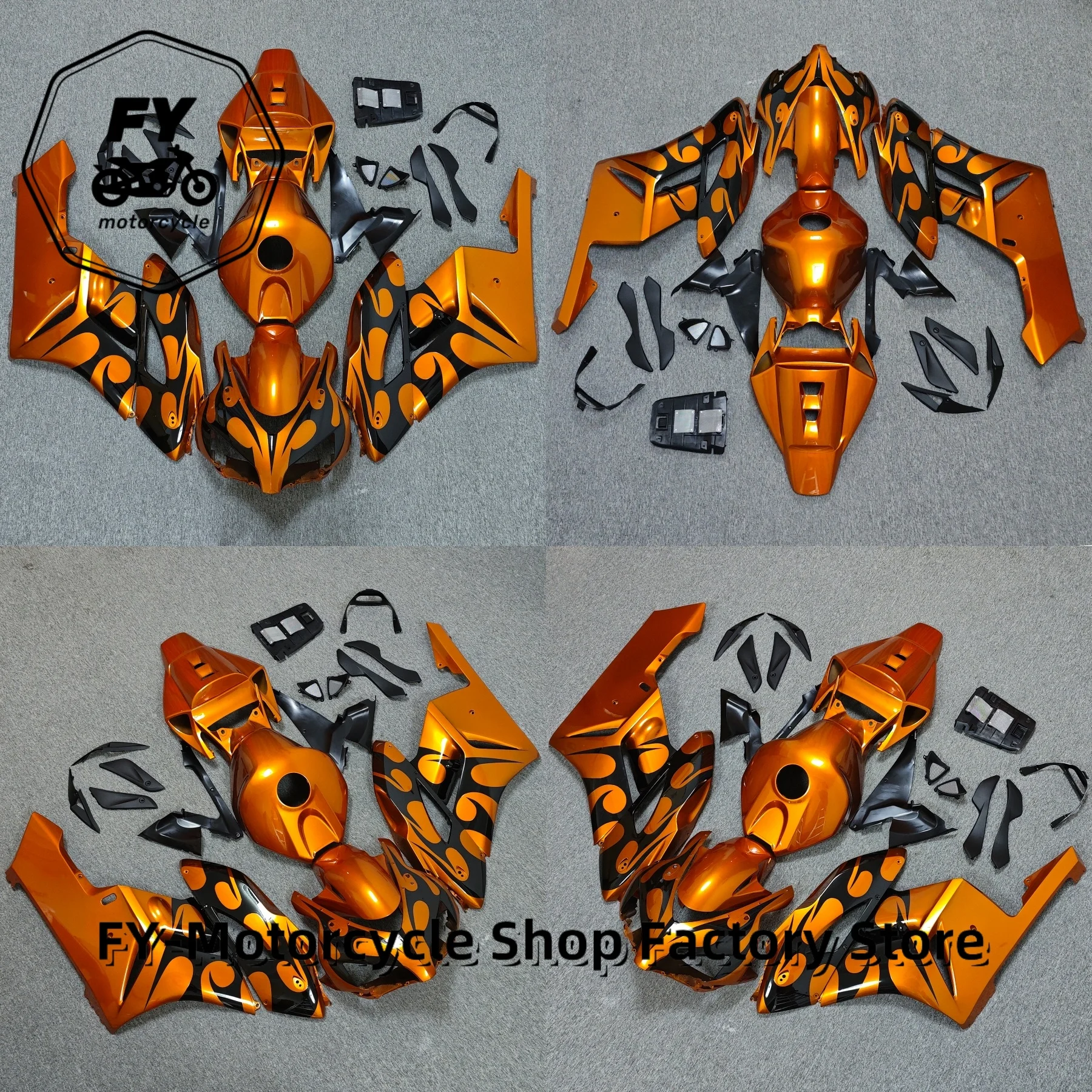 Custom Color ABS Fairings Set Fit Honda CBR1000RR 2004-2005 CBR 1000 RR SC57 Motorcycle Body Shell Replacement Fairing Kit