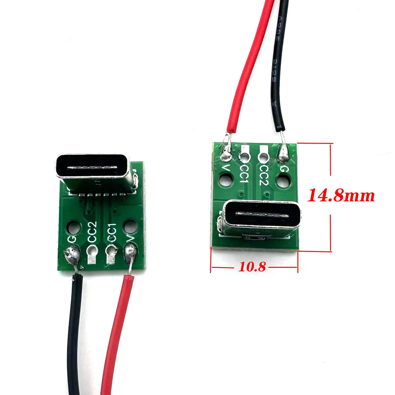 

1-10pcs H9.3mm USB 3.1 type C-type vertical terminal board 6-pin data strip PCB USB strip board female socket 6p USB C connector
