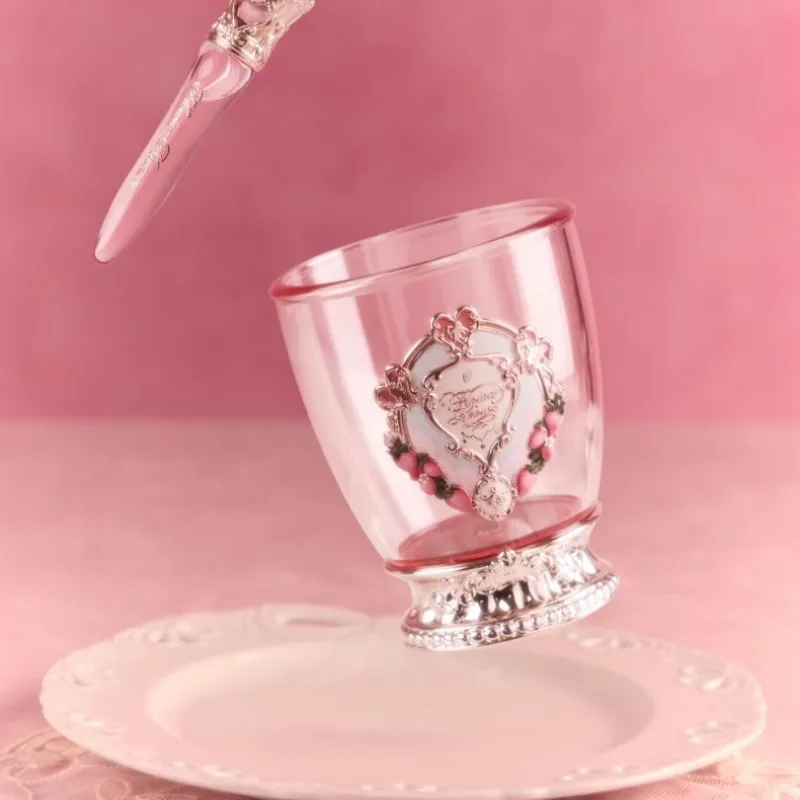 For The 9th Anniversary Desktop Stand Air Cushion Comb Makeup Brush Bucket Sweetheart Bear Strawberry Rococo Mirror