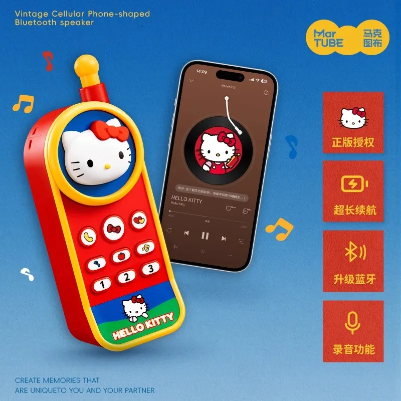 

Martube Hellokitty Big Brother Big Bluetooth Speaker Children'S Small Audio High-Quality Home Mini Portable Gift Ornament