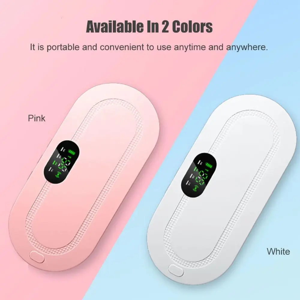 3 Level Temperature Electric Heating Waist Belt 4 Gear Massage Fast Heating Abdominal Menstrual Heating Pad LED Display Portable