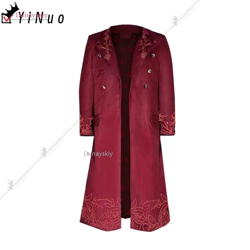 qq273Willy sombrero disfraz Chalamet Wonca Cosplay traje película Chocolate Wonk fábrica hombres fantasía Halloween juego de rol Clo