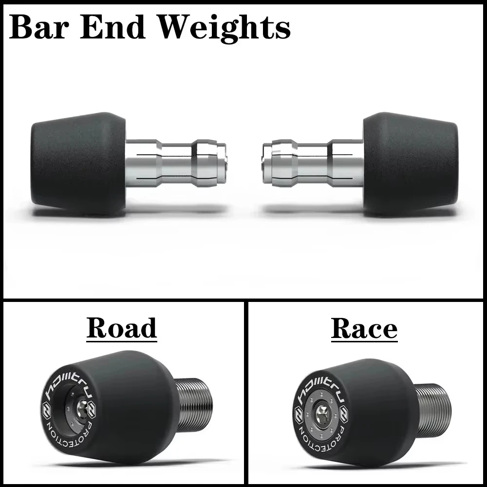 

For Suzuki GSXR1000 GSX-R1000 Motorcycle Handle Bar Grips Ends Handlebar Counterweight Cap Plug Slider 2001-2016