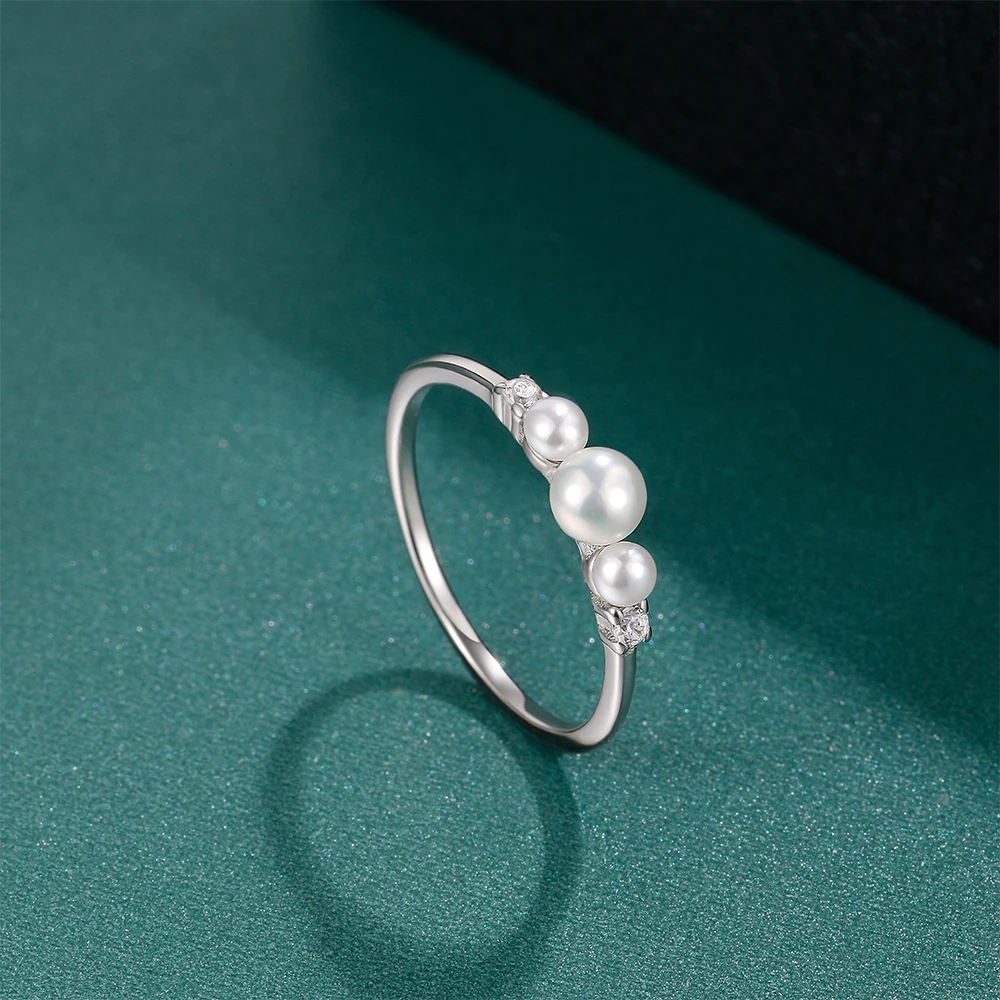 Seulement 925 スターリングシルバー 3 パール - Wedding Z のレビューと価格
