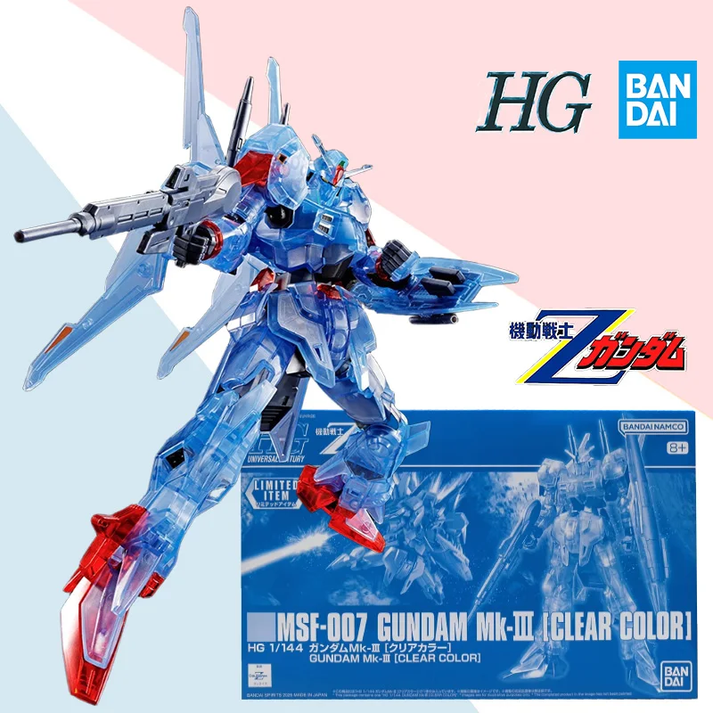 

Bandai оригинальный HG 1/144 MSF-007 GUNDAM MK-III прозрачный цвет аниме фигурка модель коллекция игрушек украшения детский подарок