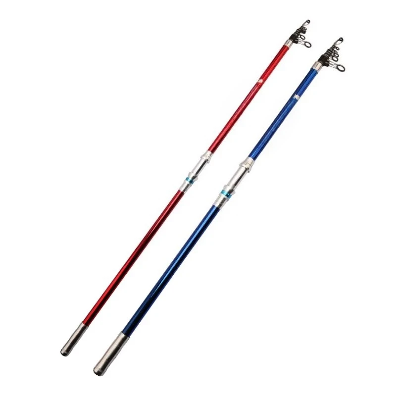 3.6m to 5.4m Factory Wholesale High Quality Deep Brine Carbon Fiber Casting Telescopic Tuna Surf Sea Fishing Rod