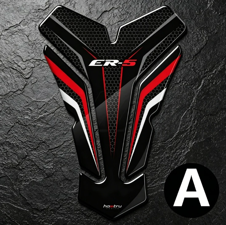 

Suitable For Kawasaki ER5 ER-5 Tankpad 3D Resin Motorcycle Tank Pad Protector Stickers