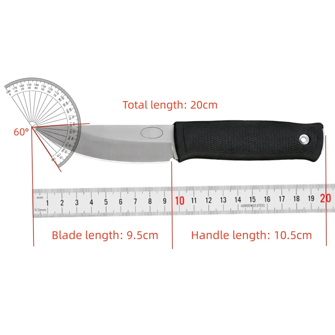 

H1- High-quality lightweight straight knife, emergency knife for outdoor fishing and camping, sharp fruit knife