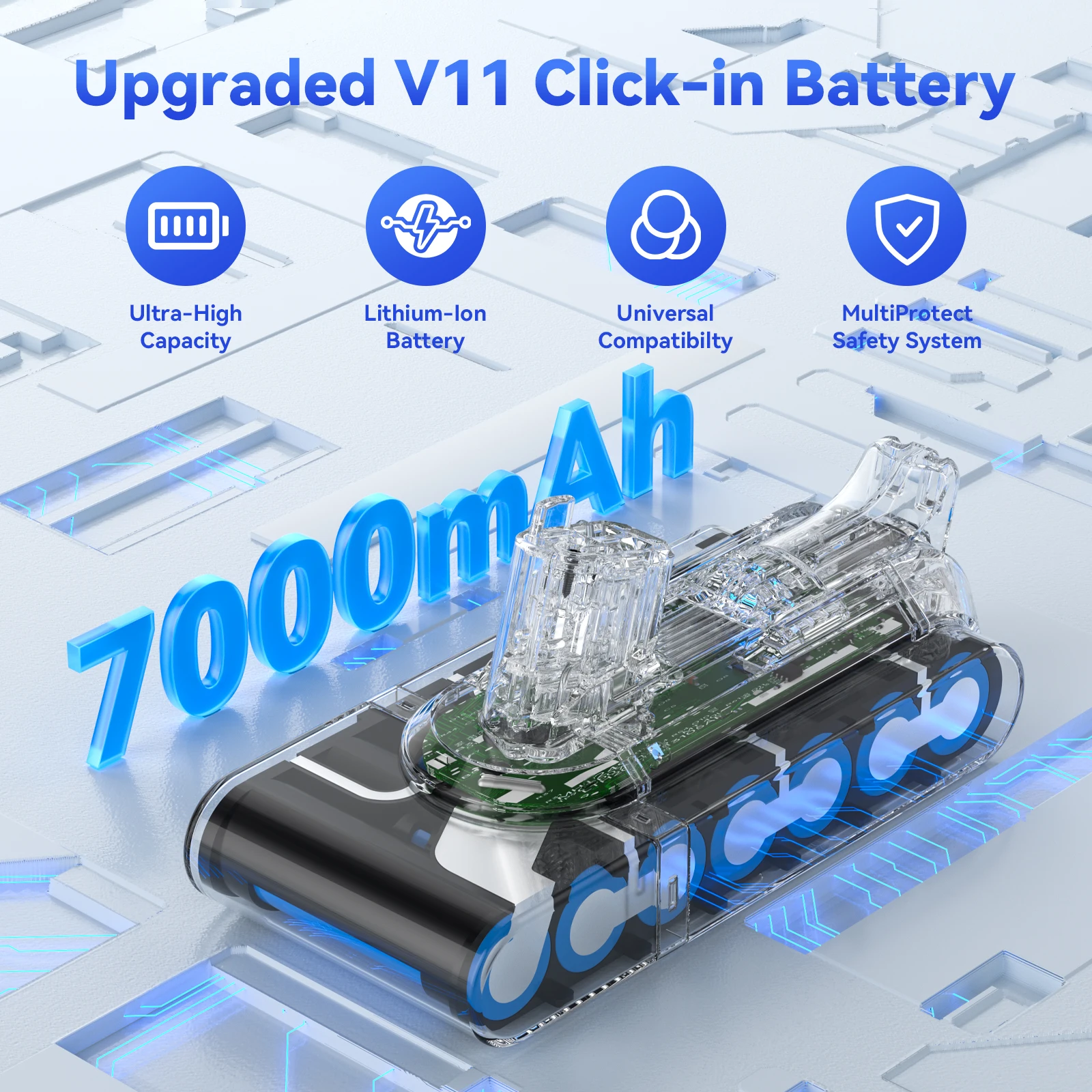 Replacement Lithium Battery For Dyson V11 Batterie SV15 Absolute Pro Fluffy Motorhead SV14 SV15 SV17 Battery Vacuum Cleaner