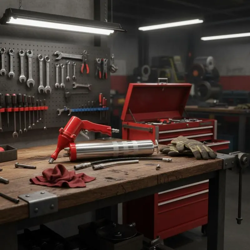 

High Pressure Lubricant Labor-Saving Air-Powered Lubricant Easy Loading for Farmers, Machinery Maintenance