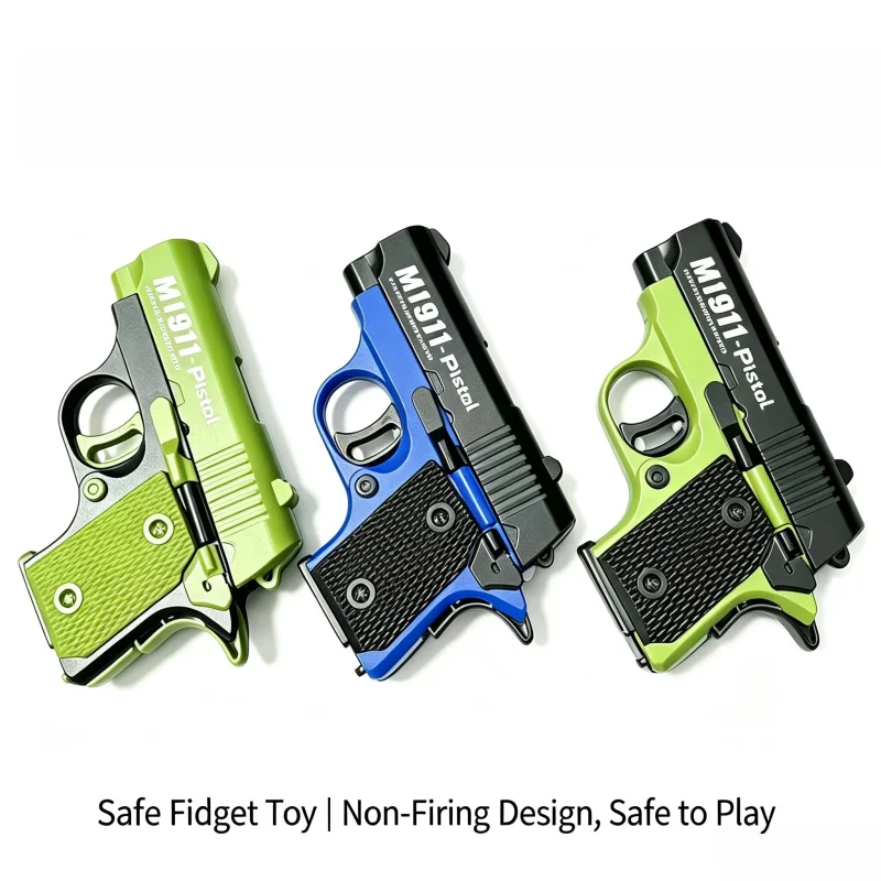 Static desktop toy for fidgeting, safe with no launch mechanism, a fun little stress-relief item for adults in the office