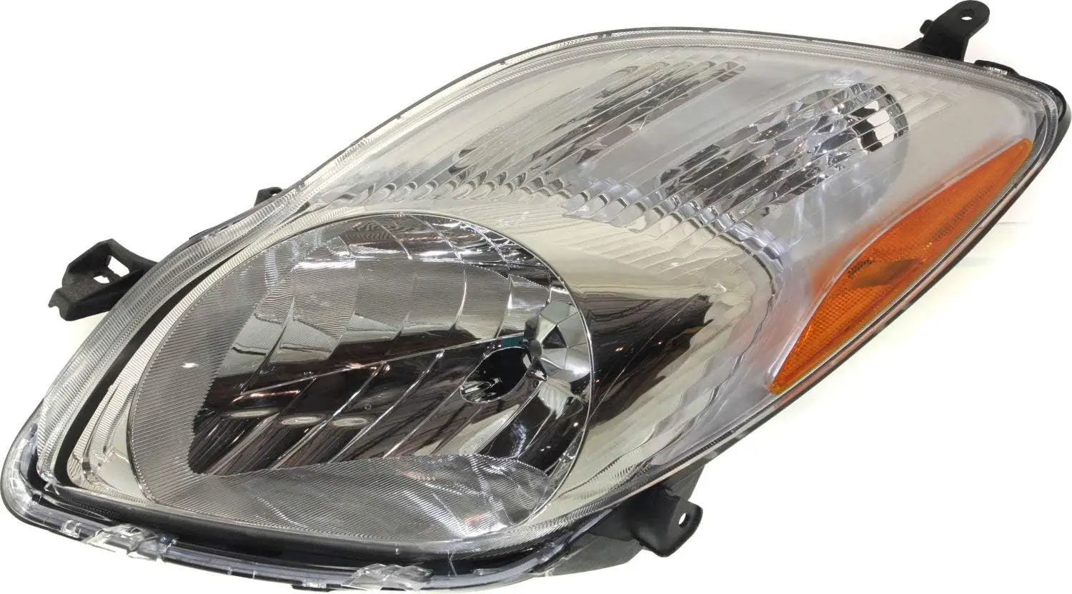 Halogen Headlight Assembly Set for 2009-2011 Yaris Hatchback, Compatible with Car Headlights, No Bulbs Included