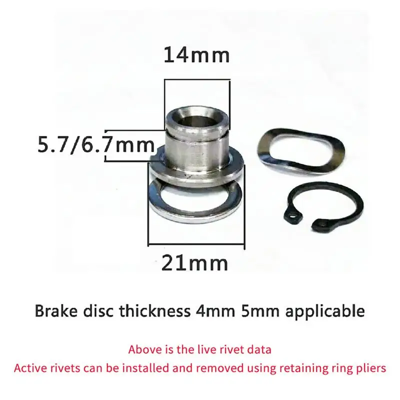 Durable Motorcycle Floating Brake Disc Stainless Steel Live Rivets Rustproof Universal for Street Motorcycle Daily Riding Use