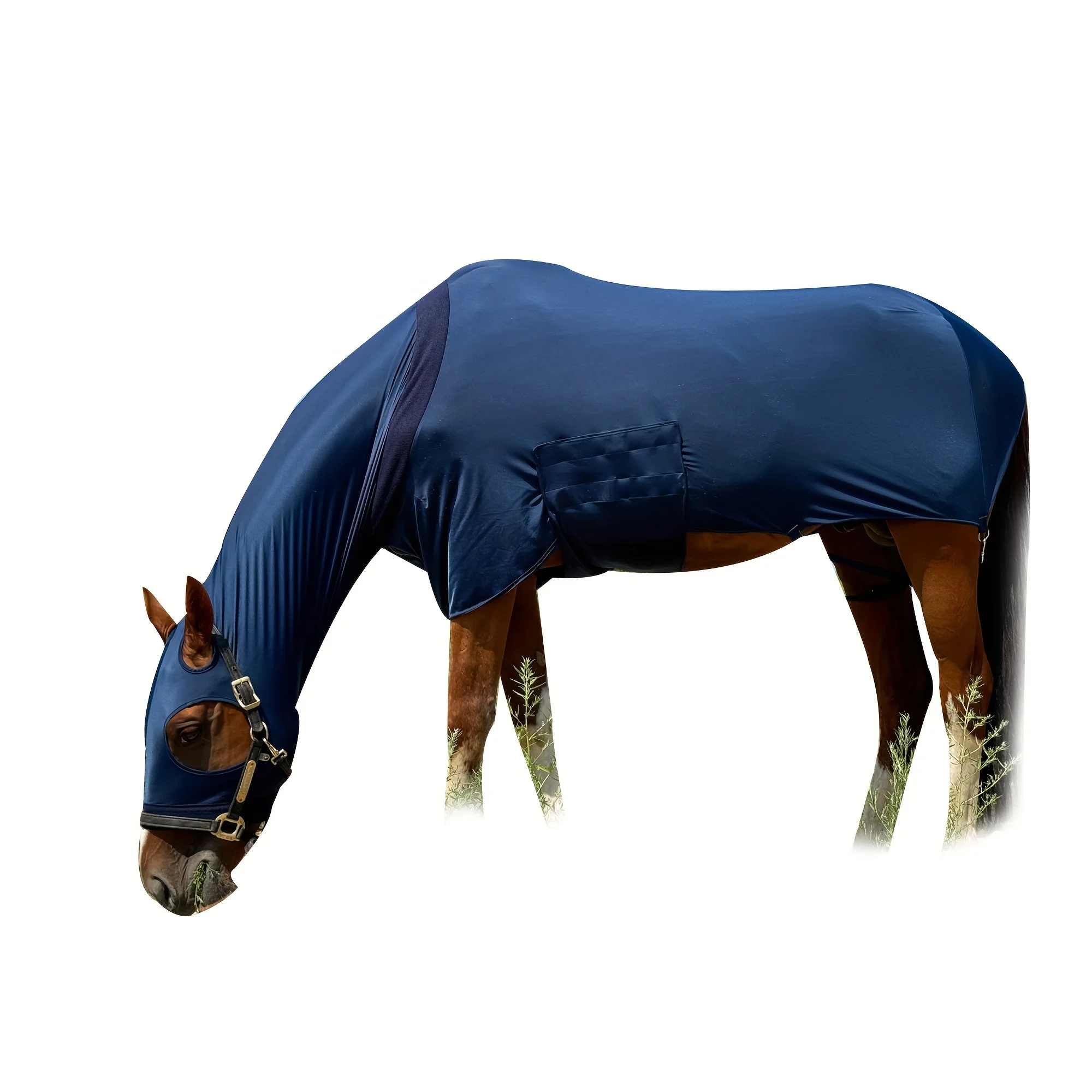 Lycra Full-Body Horse Blankets with Neck Covers Portable Premium Durable Material Mesh Equestrian Comfortable Horse Rug
