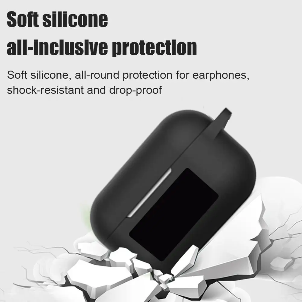 Silicone Earphone Protective Case For A9 Pro Touchscreen Headphones Silicone Sleeve For Bluetooth Headphones Anti-drop Soft Case