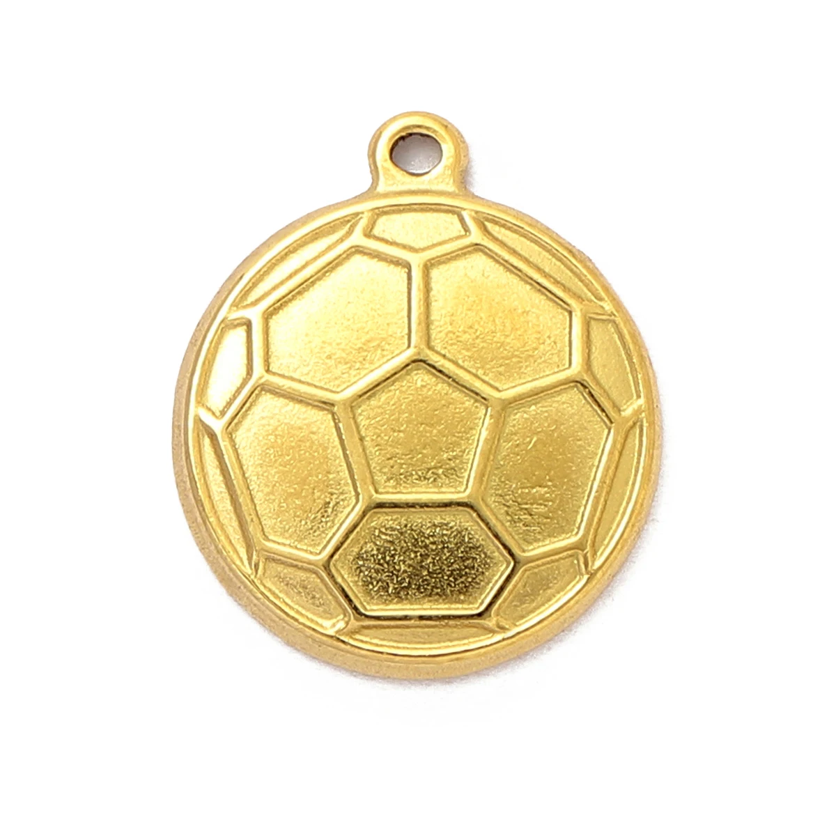 5 قطعة/الوحدة الفولاذ المقاوم للصدأ كرة القدم سحر القلب ستار المعلقات DIY بها بنفسك صنع سوار قلادة مجوهرات الإكسسوار بالجملة