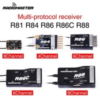 Panas RadioMaster R81 R84 R86 R86C R88 R161 R168 2.4GHz Lebih dari 1KM SBUS Nano Penerima Kompatibel FrSky D8 TX16S Mendukung