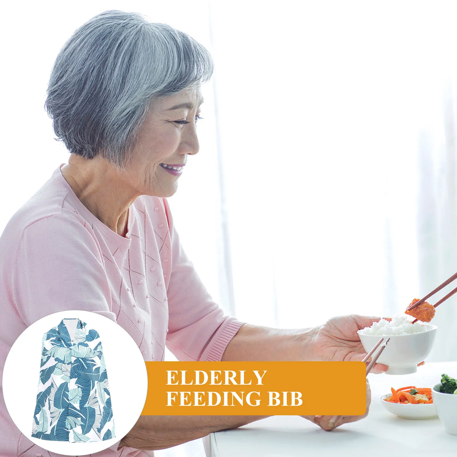 

Adult Bib Washable Large Reusable Bib for Eating Protection Elderly Bibs for Men Women Large Bibs Eating Accessories