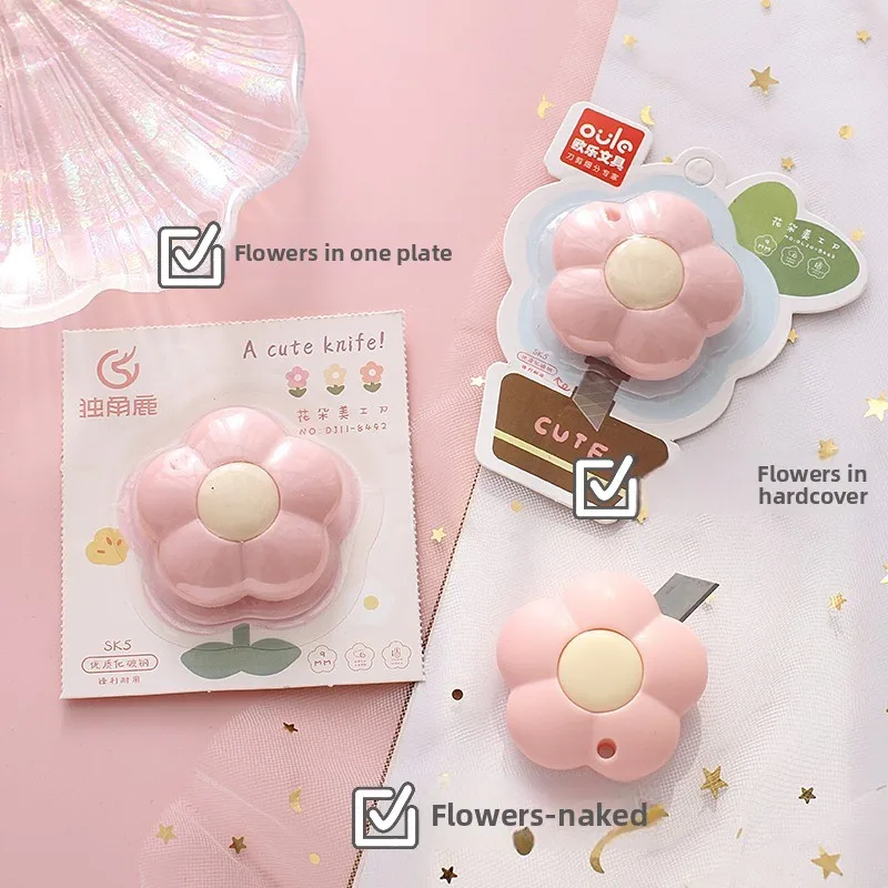 Utility Knife Express Carving Knife Small Mini Ins Wind High-value Cartoon Portable Disassembly Express Paper Cutting Knife