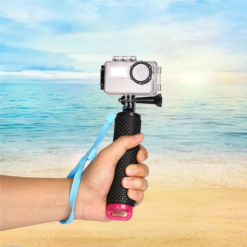 

A33T-For Gopro Floating Hand Grip Waterproof Handle Selfie Stick For Gopro Hero 13 12 11 10 9 8 Insta360 X5X4 DJI Action 4