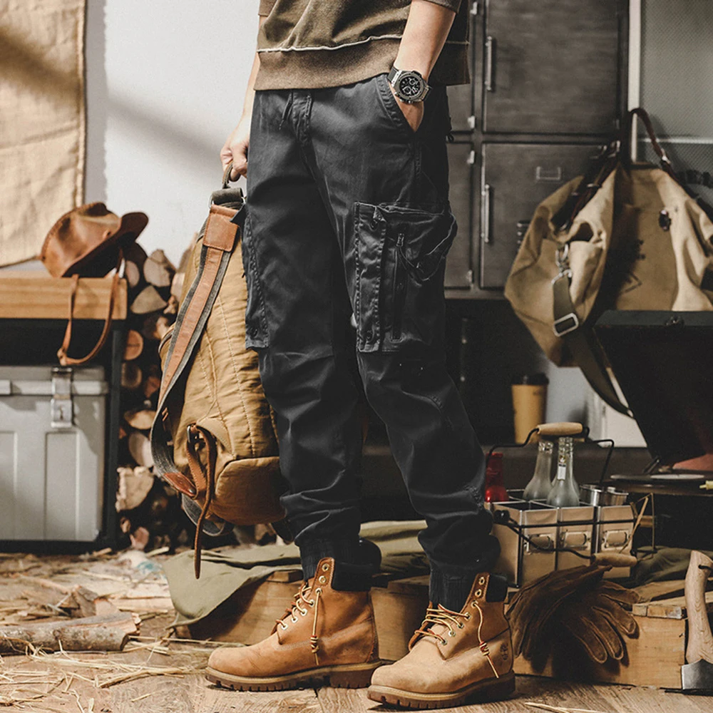 2024 Amerikanische Overalls modisch lässig hemmungslos gutaussehend Multi-Pocket-Outdoor urbane Mode Persönlichkeit kreativ streng und innovativ Y2K-Straßenhose im Gentleman-Stil