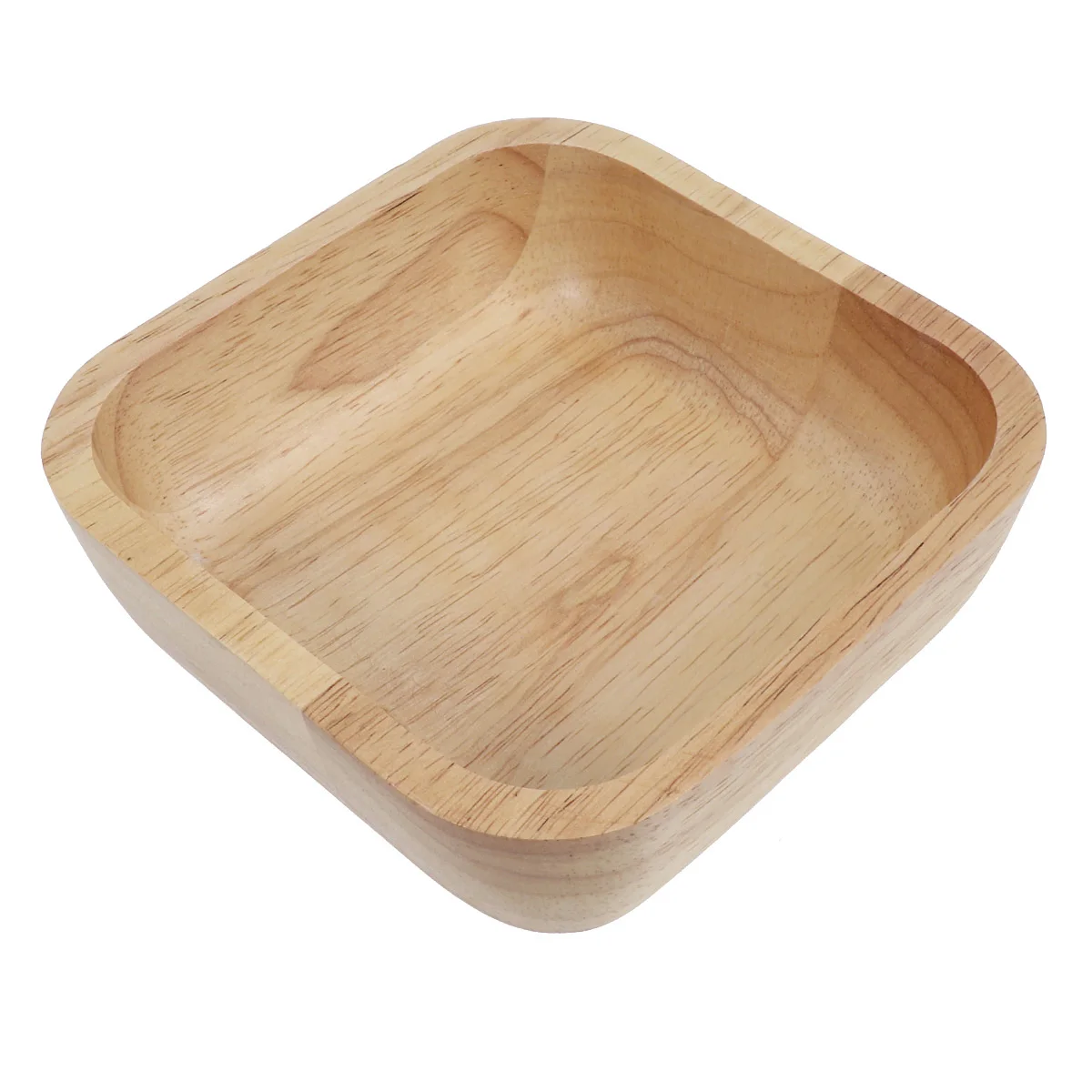 

Wooden Salad Bowl Crack Resistant Lightweight Vegetable Serving Bowls Food Fruit Container Travel Kitchen Dining