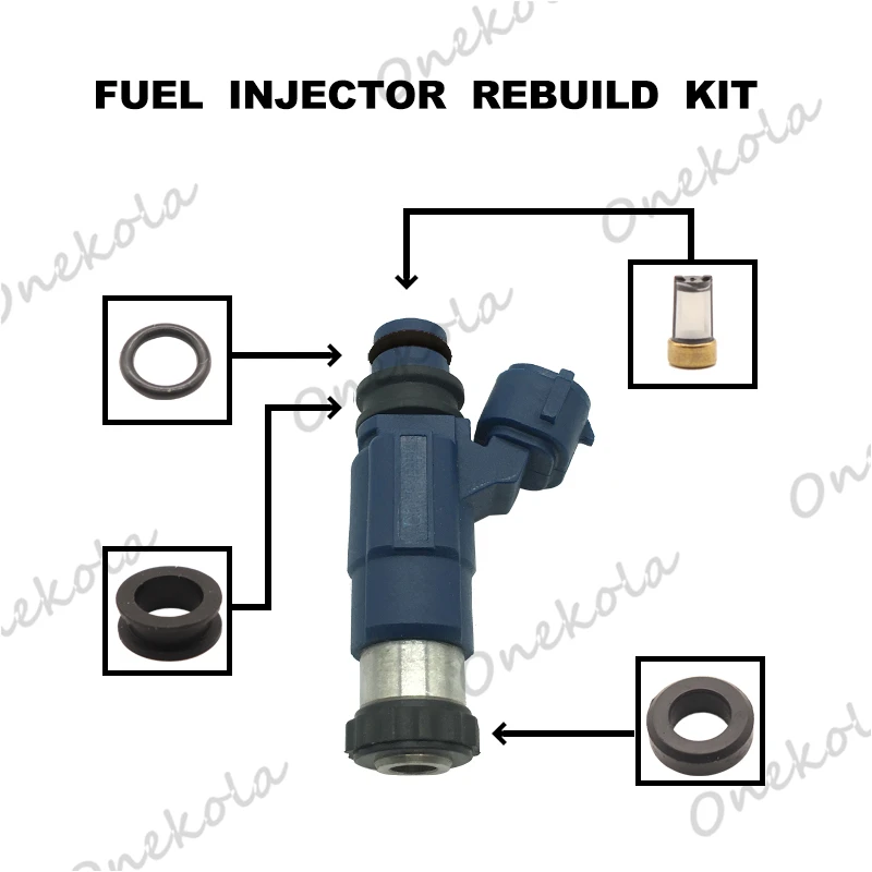 Fuel Injector repair kit Orings Filters for Yamaha 2002-2004 Waverunner SX230 AR230 FX FX140 CDH210N