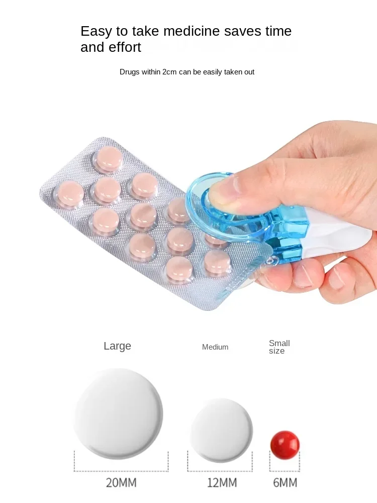 Portable Pill Cutter with Anti-contamination Design for Easy Medicine Splitting