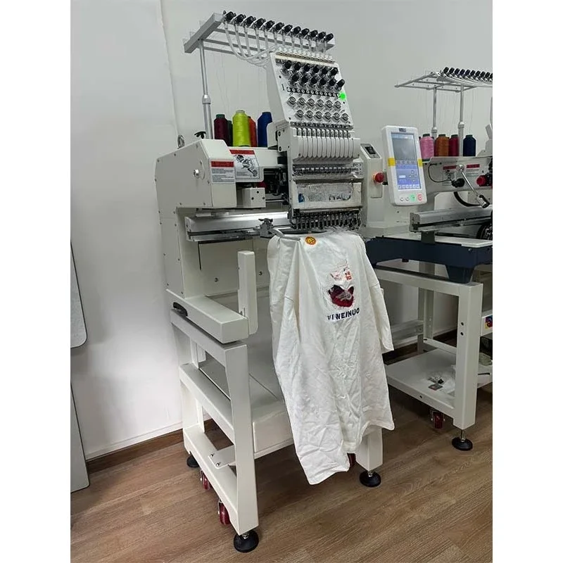 New small household and commercial multi-functional automatic computerized embroidery machine into clothes and hats