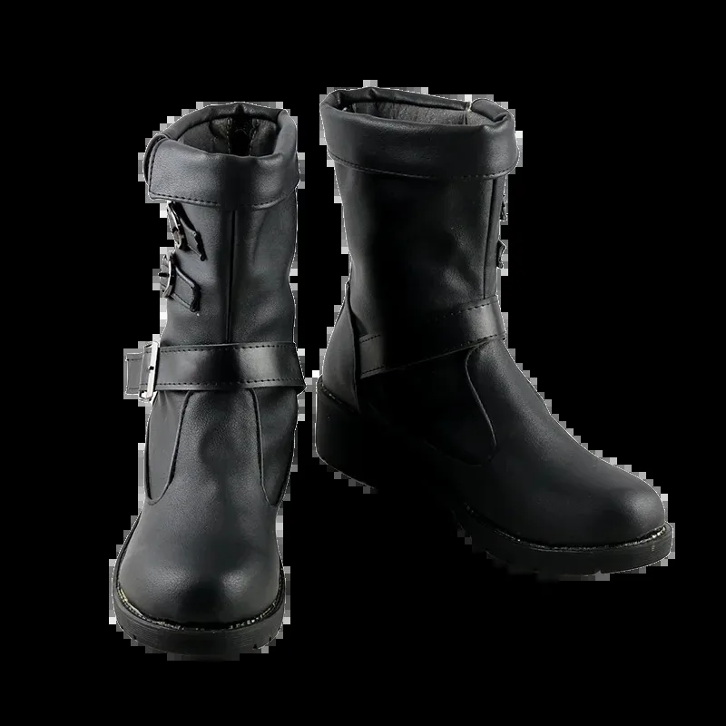 Final Fantasy 7 FF7 Vii Aerith Set stivali cosplay scarpe per donna ragazza su misura colore nero e marrone tra cui scegliere