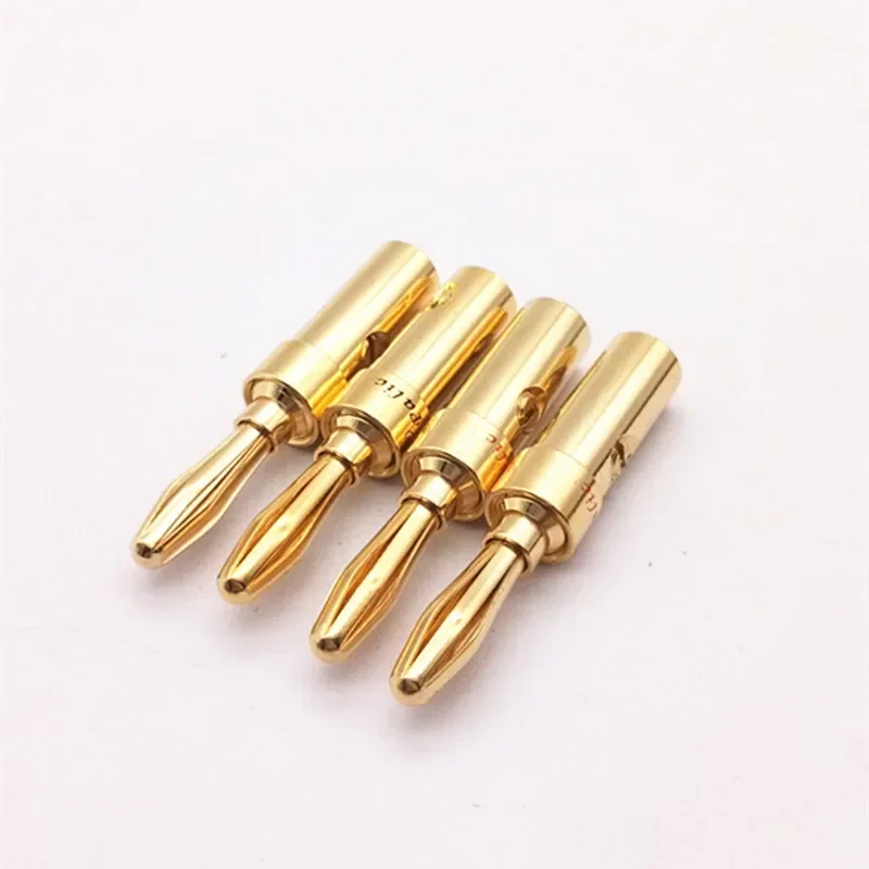 Budweiser Fine Copper Cross Banana Plug Gold-Plated Cross Budweiser Welding-Free Banana Plug