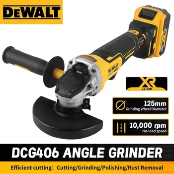 Zestaw DEWALT DCG406 2026, szlifierka kątowa 125 mm 20 V bezszczotkowa z technologią Maglev, akumulatorowa przecinarka do metalu, narzędzie obrotowe (bez akumulatora)