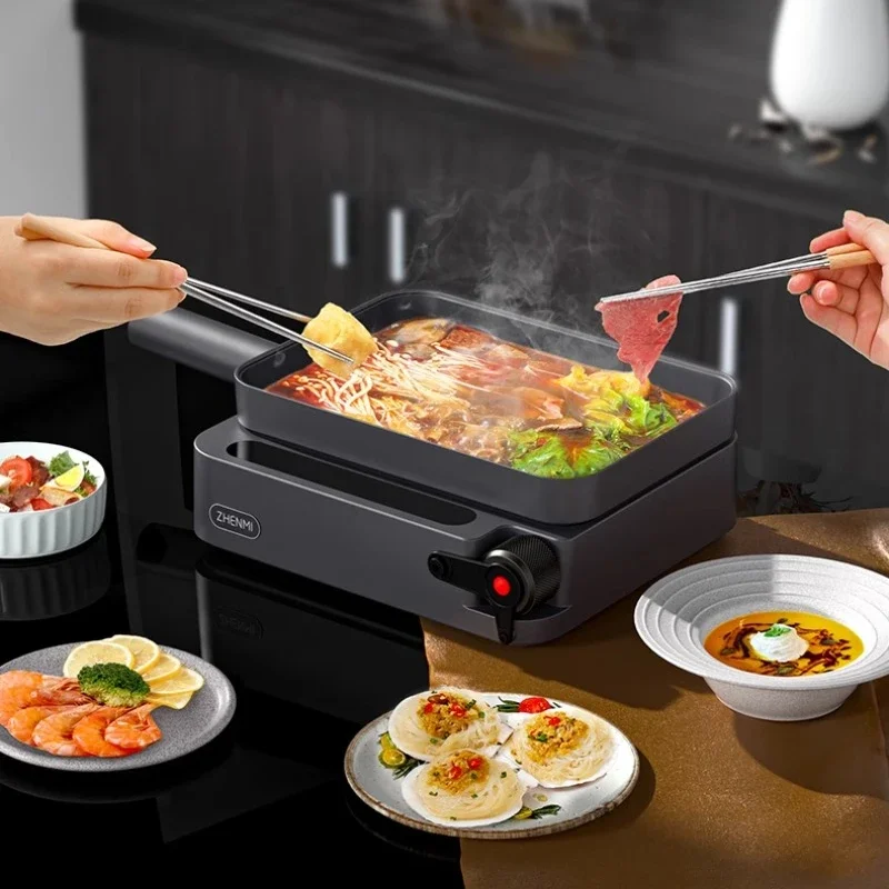 Máquina de cozinha inteligente multifuncional, Home Steak Grill Machine, Panela, Casa