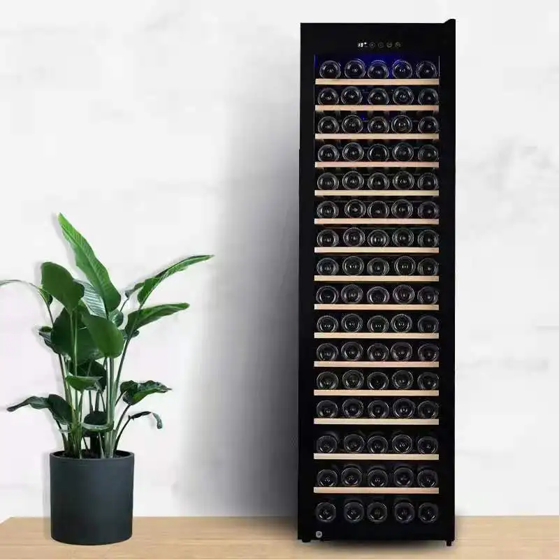 Zweizonen-Elektro Flaschen Cooler Freistehender Stainless Steel-Compressor Kühlschrank For Den Household And Hotels Outdoor