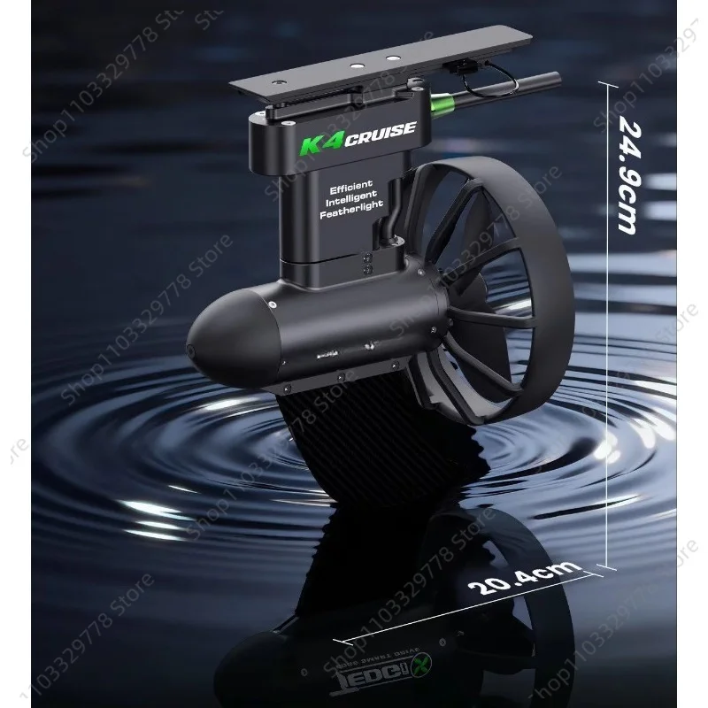 K4C 400W Wireless Remote Control Underwater Thruster, 10KG Thrust for Paddle Board, Inflatable Boat, Fishing Kayak