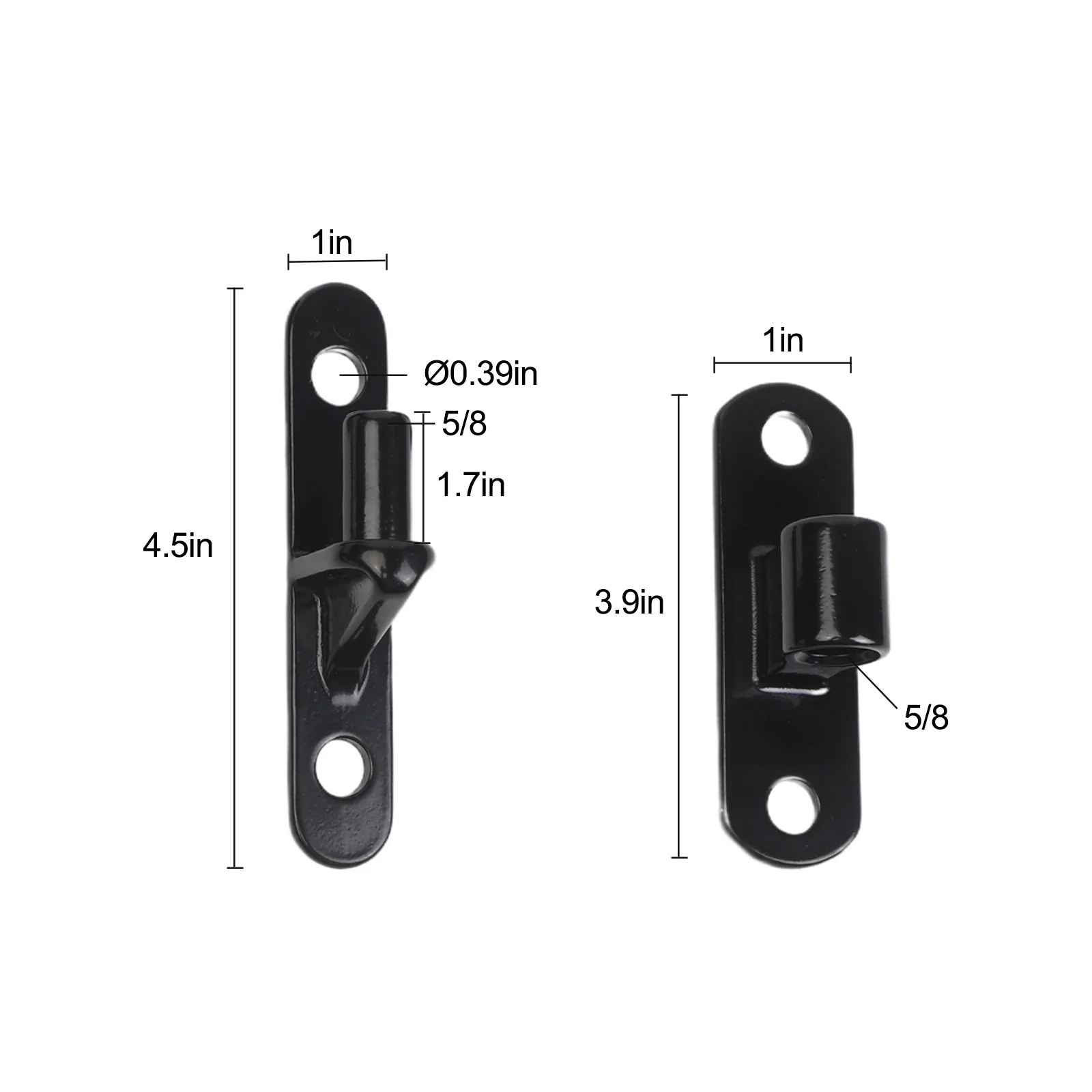 3.9'' L X 1'' W Wall Mount Gate Hinge Heavy Duty Gate Hinge Tool Enhanced Versatility Long-Lasting Performance