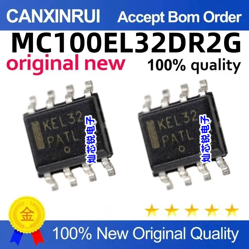 （10 pieces）MC100EL32DR2G KEL32 SOP-8 frequency divider IC chip