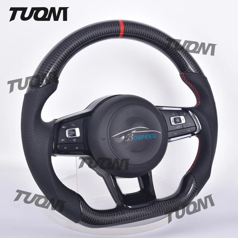 

Fit For Volkswagen VW Golf Jetta MK4 R GTI MK7 Carbon Fiber Steering Wheel