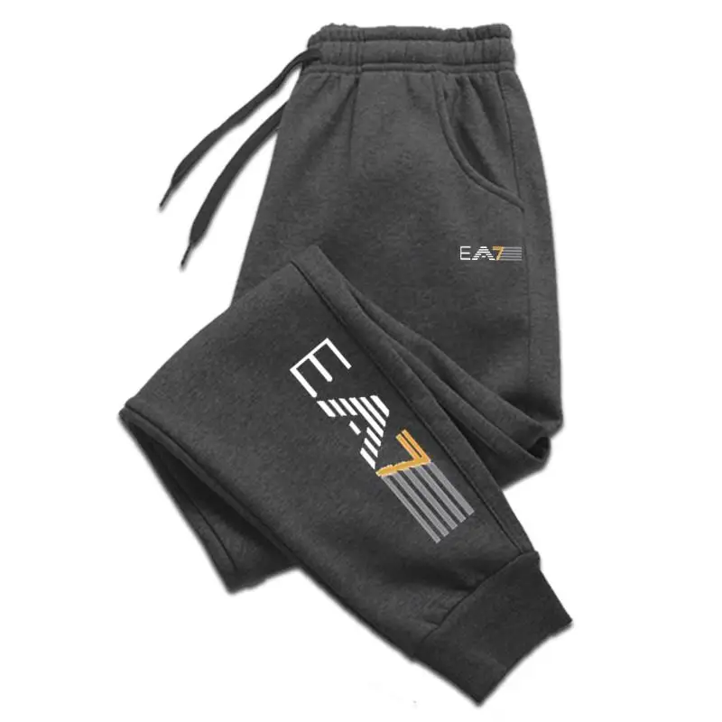 2024 new Men's casual smile sweatpants, workout trousers, running jogging pants, sports, autumn, winter