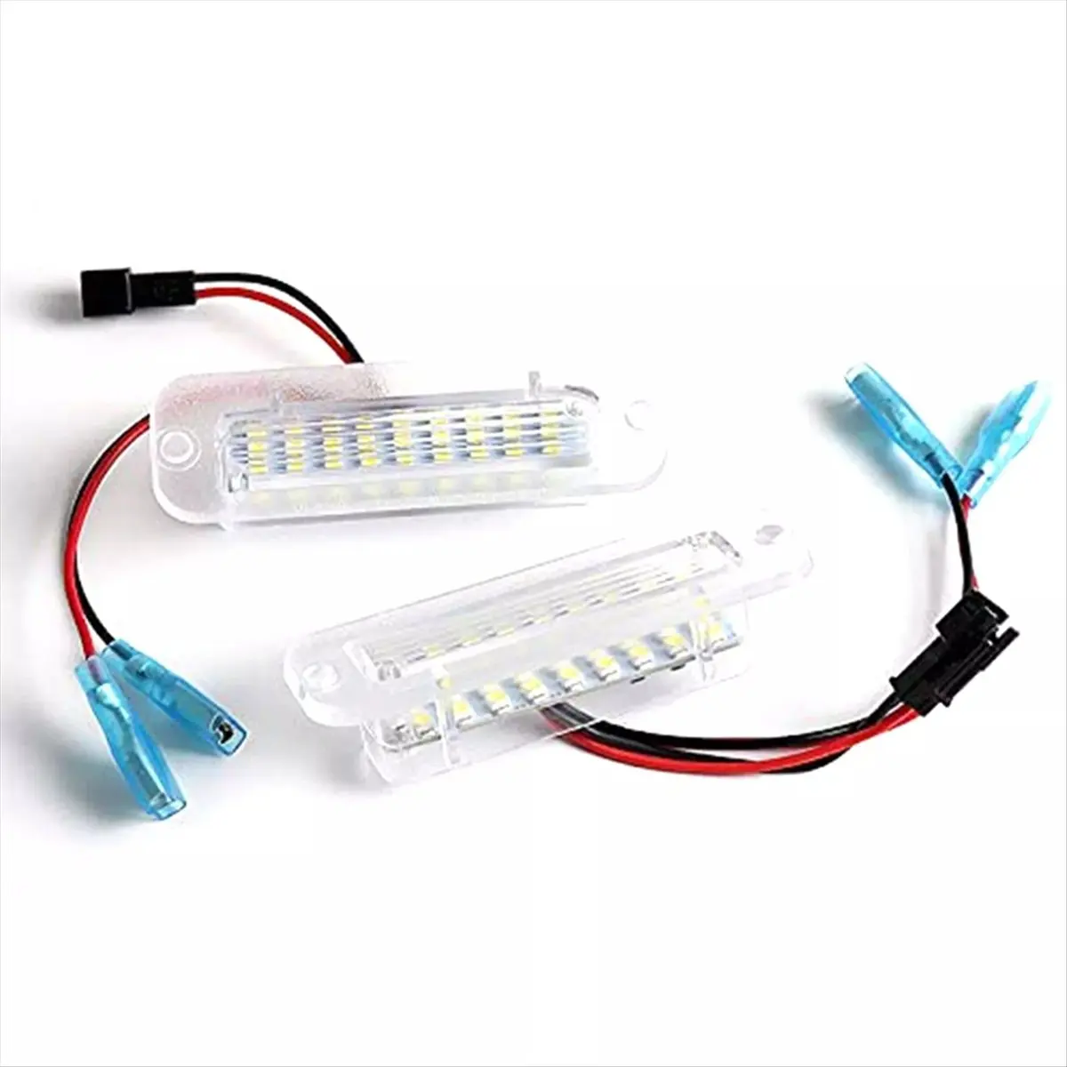 جديد 2 قطعة أضواء لوحة ترخيص بيضاء 6000K لمرسيدس بنز G500 G550 G55 AMG W463 4638200356