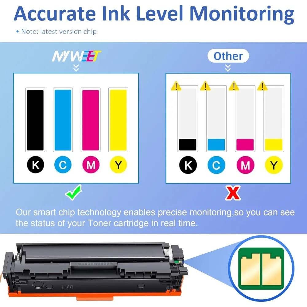 414A Toner Cartridges 4 Pack MFP M479fdw Replacement for HP 414A HP 414X Compatible with HP Color Pro MFP M479fdw C