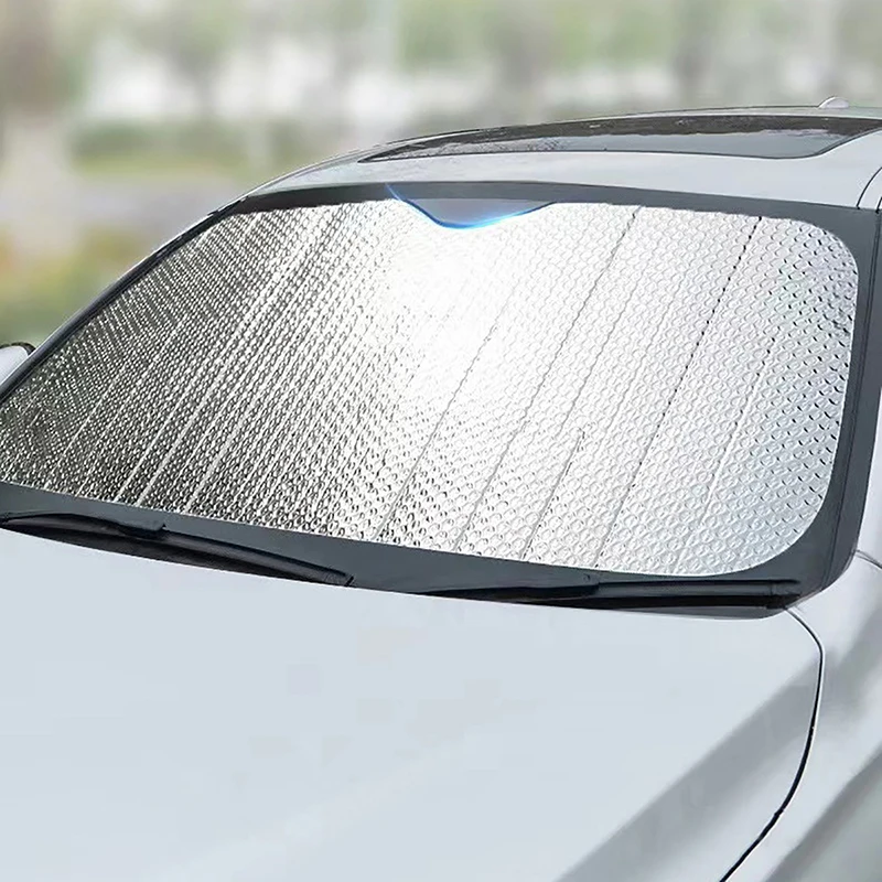 Car Front Window Sunshade UV Protection Shade Sun Protector Windshield Visor Cover Auto Curtain Sunshade Accessories