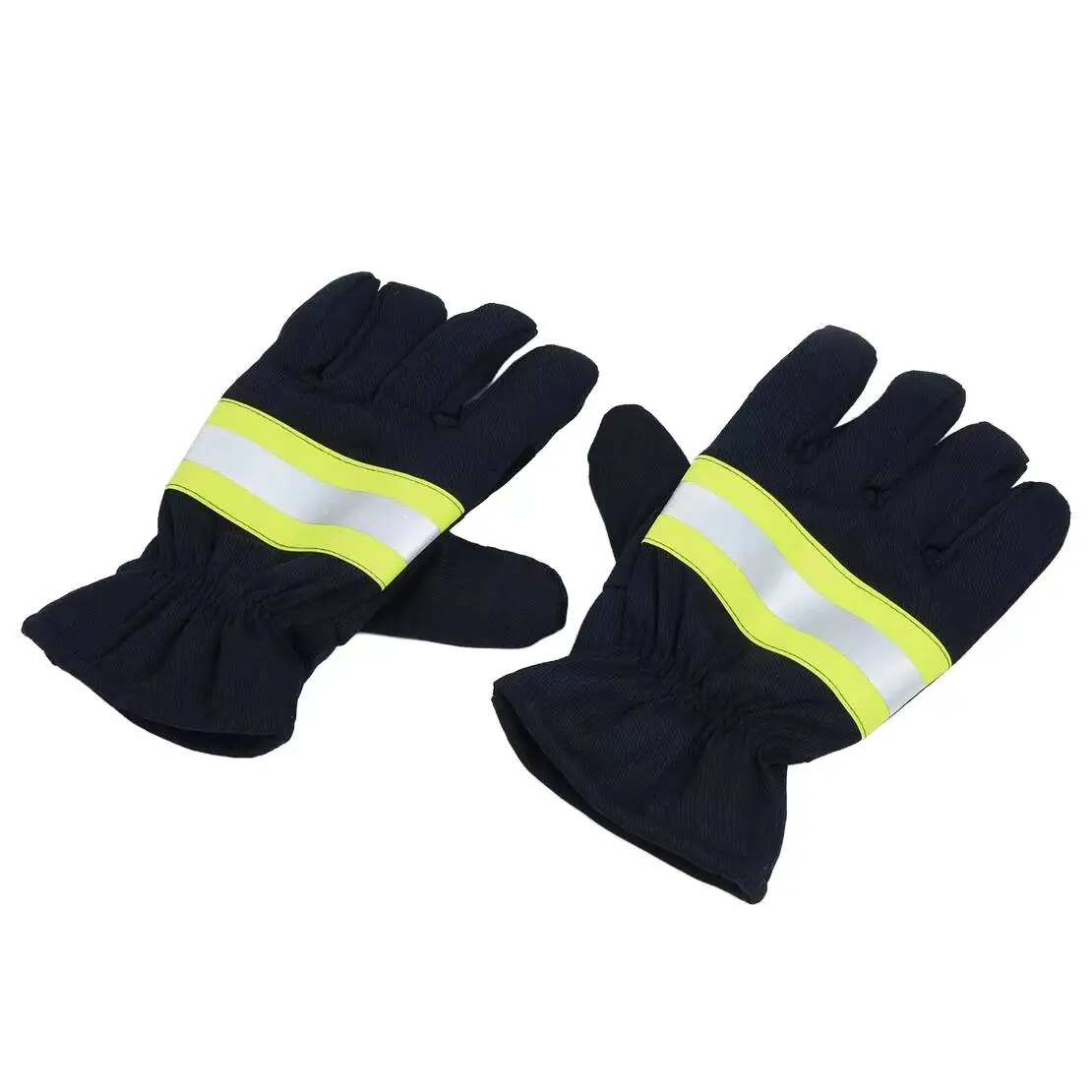 1 Pair Anti-Fire Heat Resistant Proof Welding Firefighting Protection Gloves