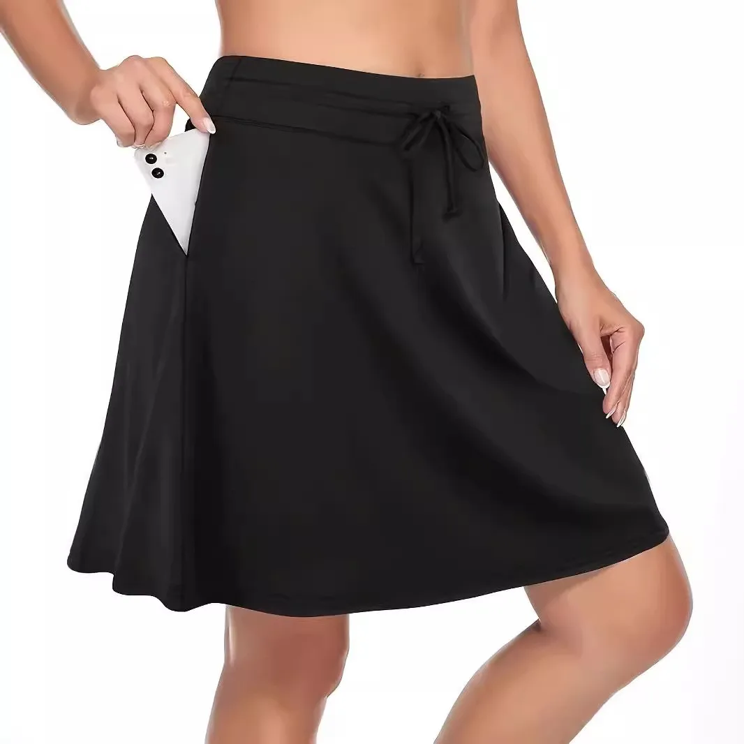 Summer Clothes Women's Shorts Wrap Floral Print Short Pants High Waist Casual Shorts Black Base Mini Length For Woman Skirt