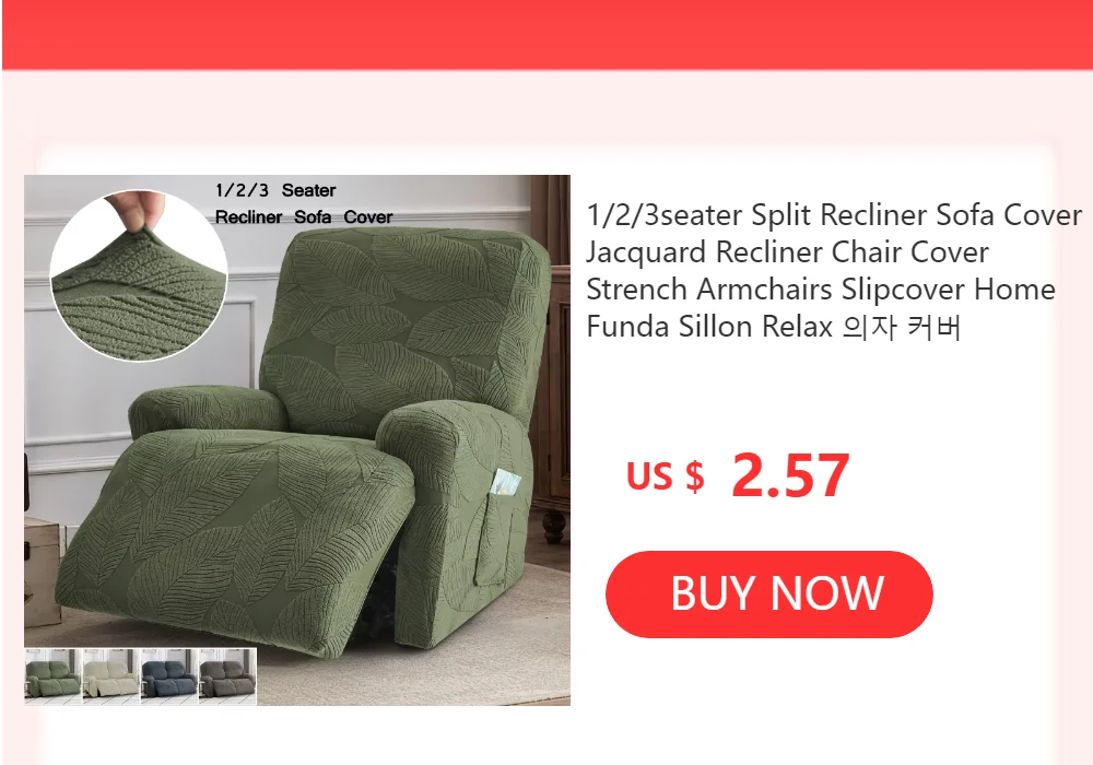 Acheter 1 3 Places Hydrofuge Inclinable Housse De Canapé Extensible Spandex Paresseux Garçon Chaise Couvre Canapé Divisé Fauteuil Housses Salon