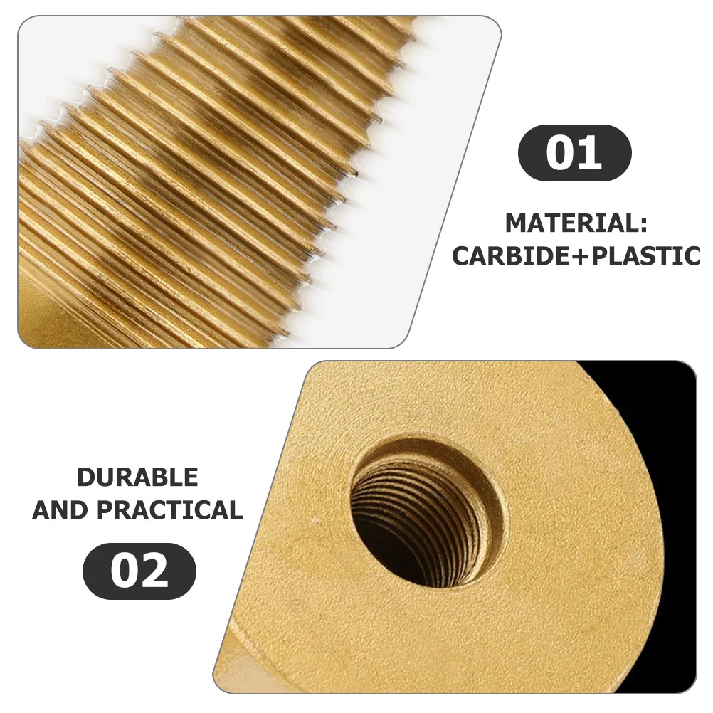 

1Set Firewood Kindling Splitter Drill Bit High Hardness Wear Resistant Titanium Coated Log Splitter Drill Bit Wood Splittng Bits