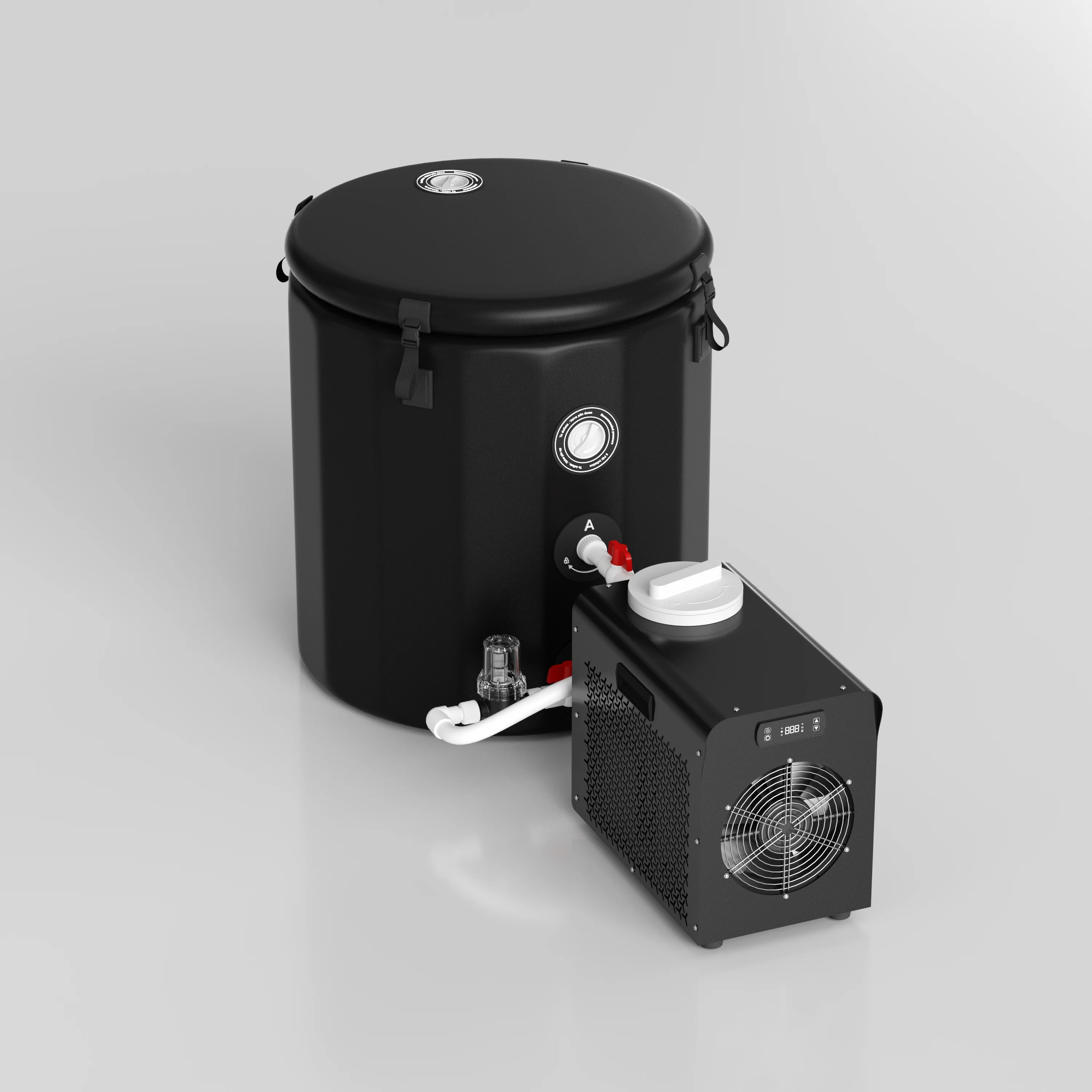 

ICEGALAX Hot Sale Portable Icebath SPA Bathtub Ice Water Therapy Recovery Pod Inflatable Ice Bath Cold Plunge Tub With Chiller