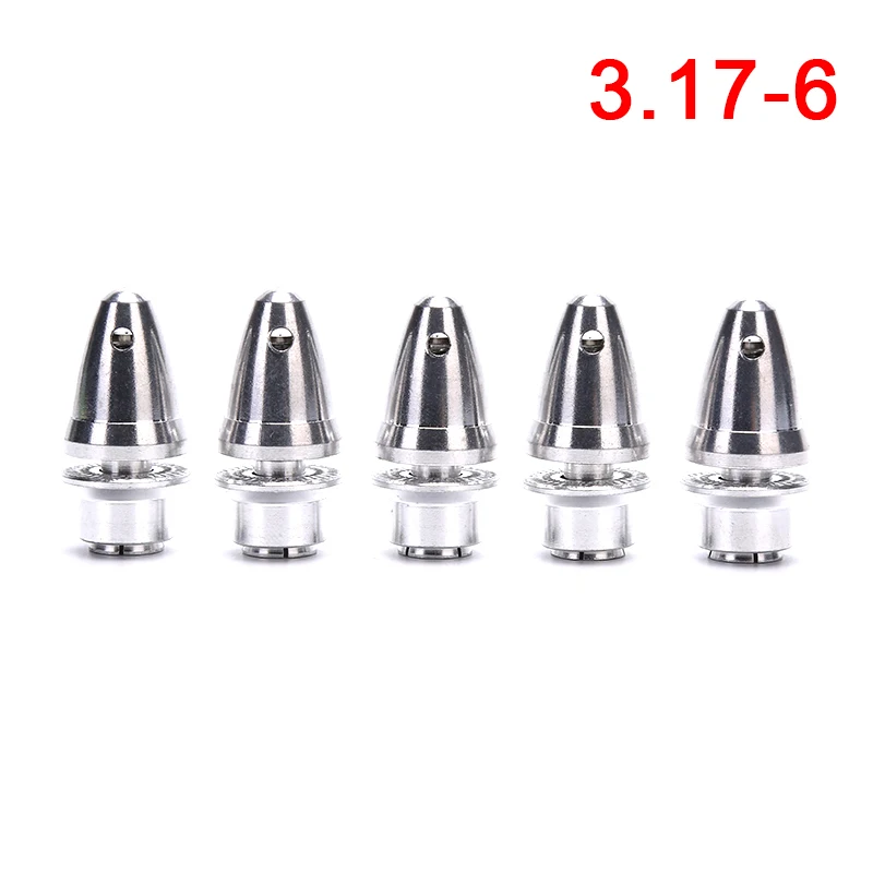 5 pcs/lot  5mm/6mm RC Aluminum Bullet Propeller Adapter Holder for Brushless Motor Prop Dropship Nut