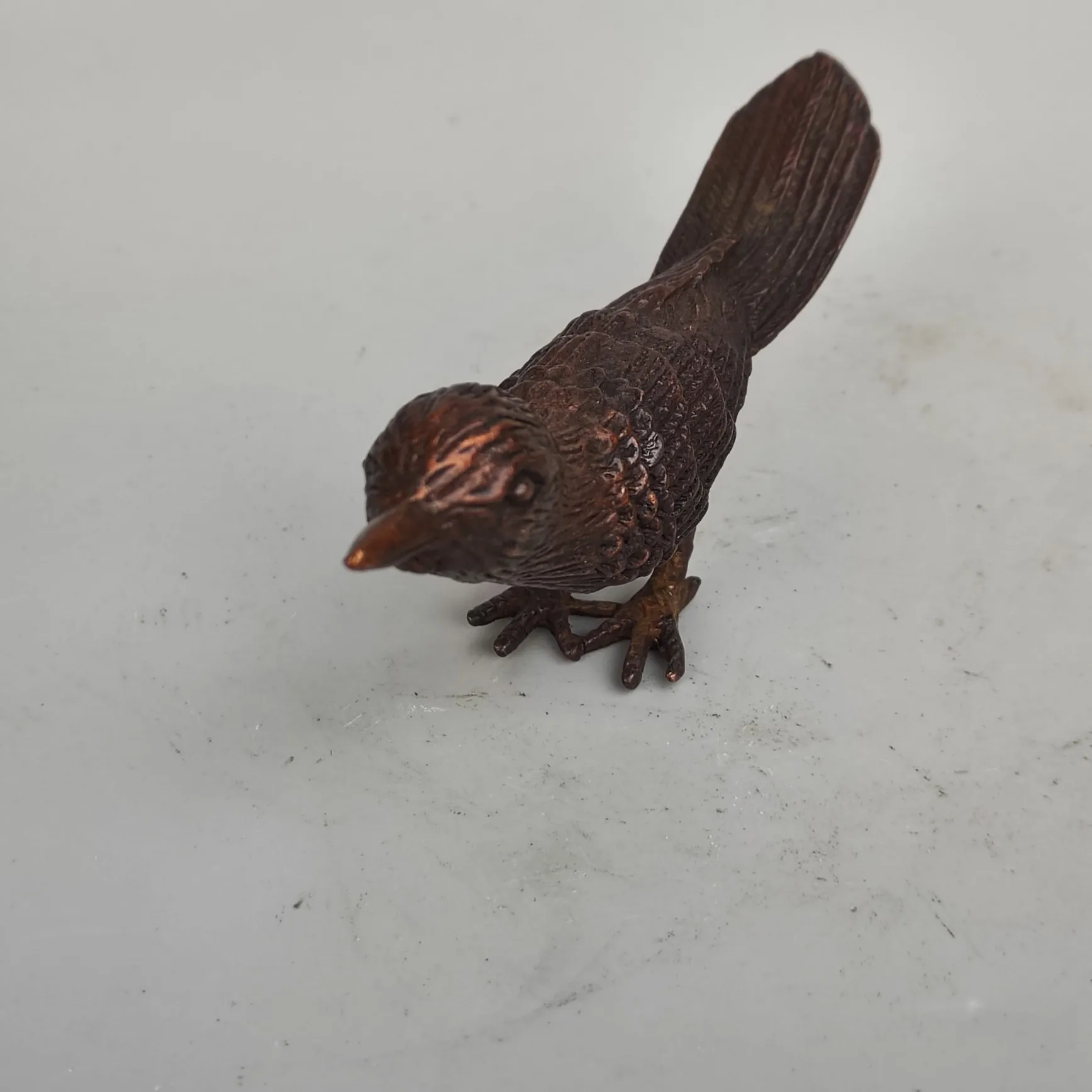 Simulation bird long-tailed bird sculpture miniature landscape decoration animal model lawn puppet artificial bird photography p