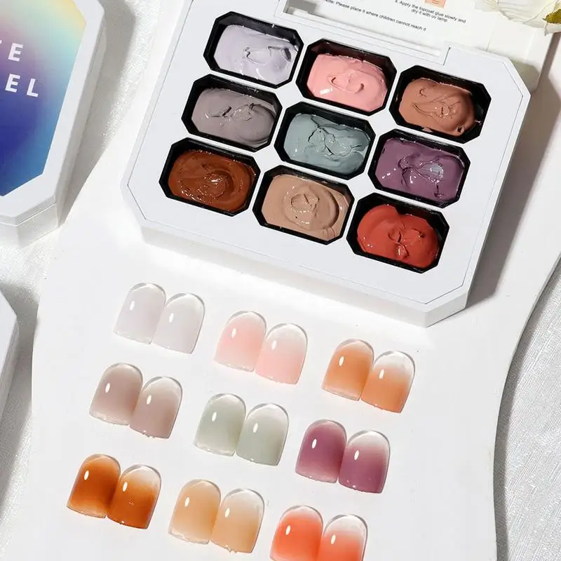 Color Nail Painting Gel Colorful Painting Nail Arts Varnish Semi Permanent Polish Gel Nail UV Nail Gel Top Coat Manicure